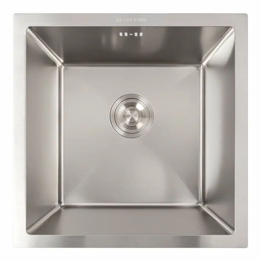 Кухонная мойка нержавейка 44*44 VALESO Handmade монтаж под столешницу (3.0/0.8)