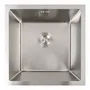 Кухонная мойка нержавейка 44*44 VALESO Handmade монтаж под столешницу (3.0/0.8)