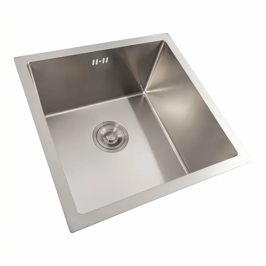 Кухонная мойка нержавейка 44*44 VALESO Handmade монтаж под столешницу (3.0/0.8)