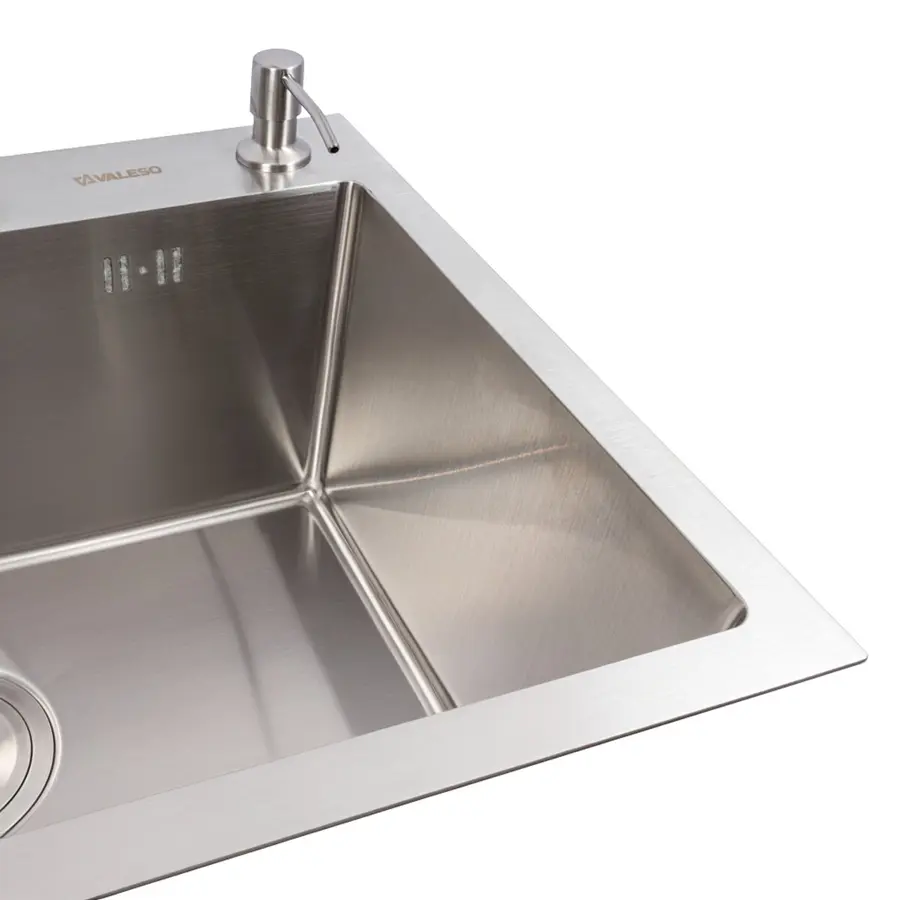 Кухонная мойка VALESO Handmade 65х43 нержавейка (3,0/0,8)