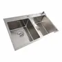 Кухонна мийка нержавійка 78*48 VALESO Handmade на дві чаші (3.0/0.8)