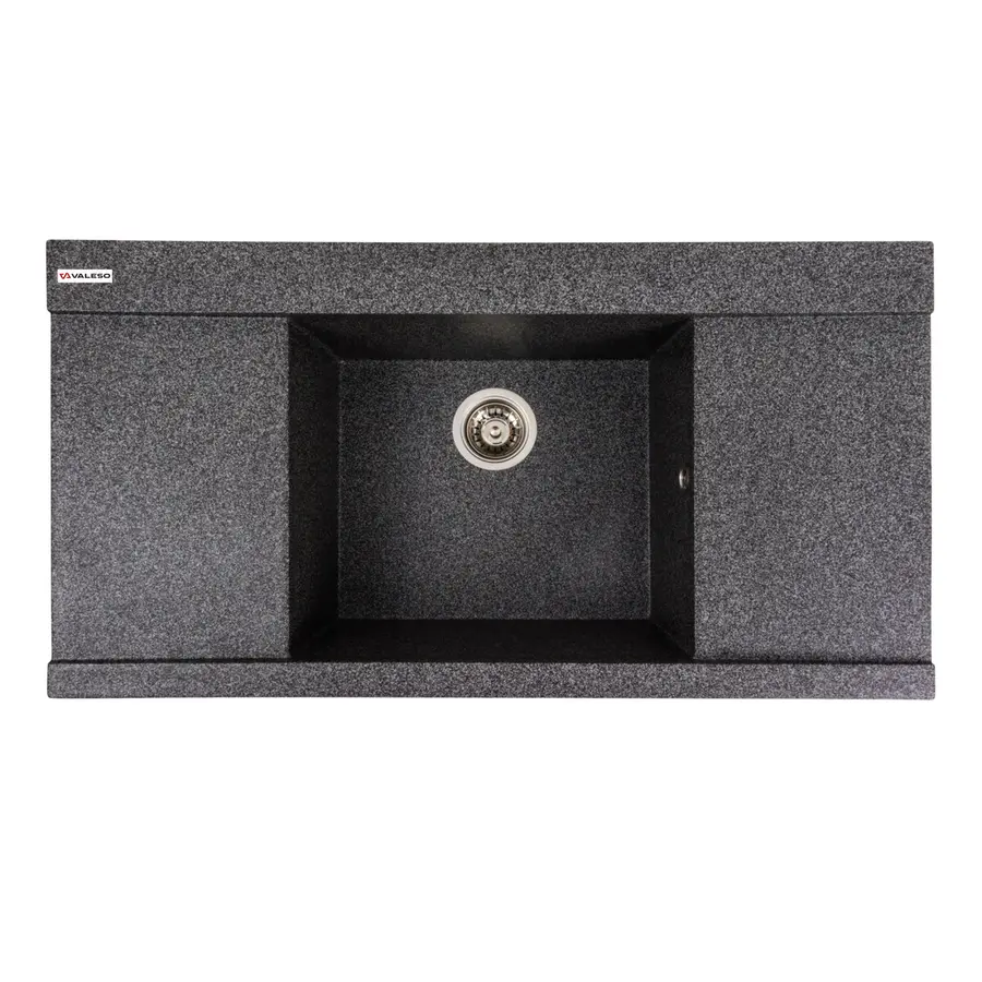 Гранитная мойка для кухни VALESO ATLAS 9651 матовая Графит