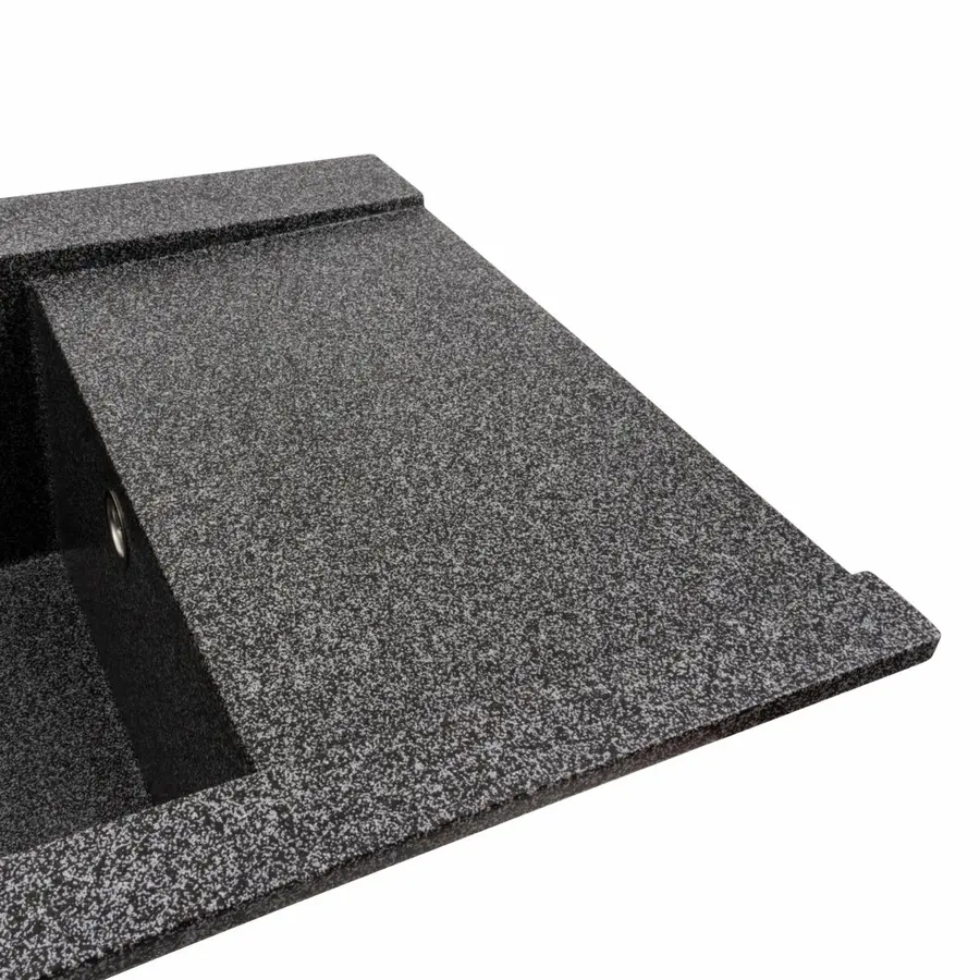 Гранитная мойка для кухни VALESO ATLAS 9651 матовая Графит