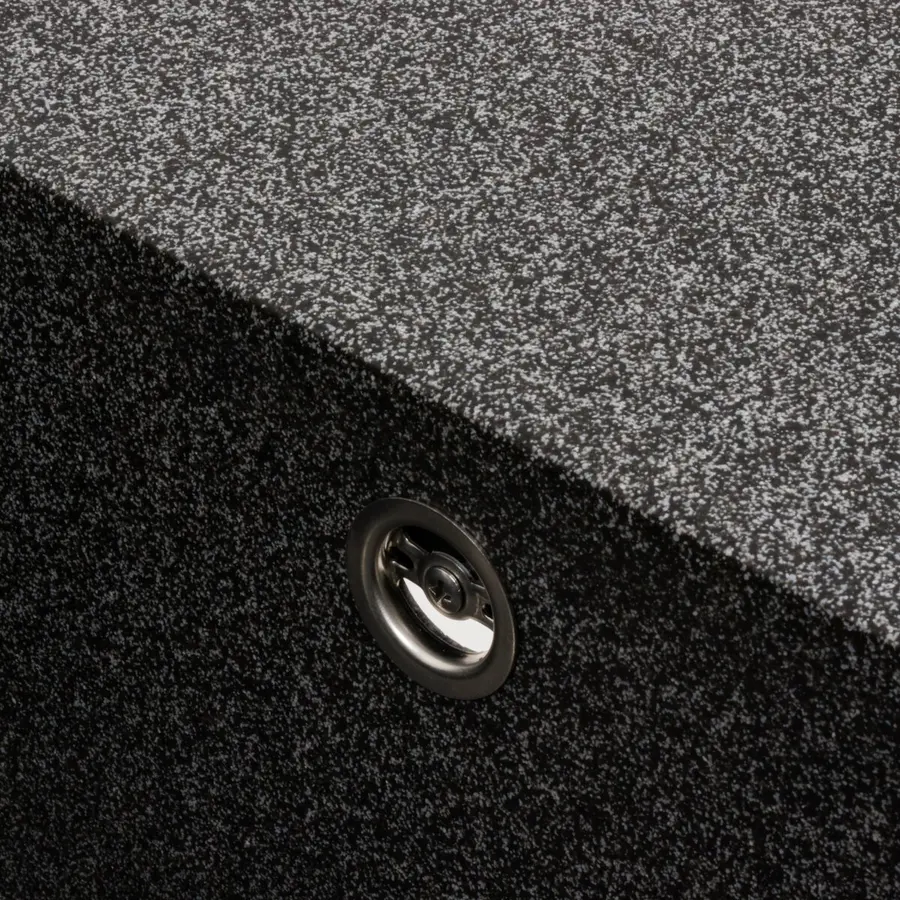 Гранитная мойка для кухни VALESO ATLAS 9651 матовая Графит