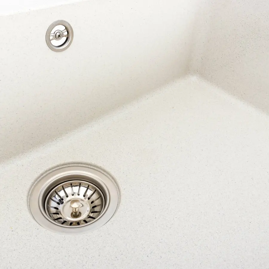 Гранітна мийка для кухні VALESO BOGEMA 7850 матова Біла в крапку