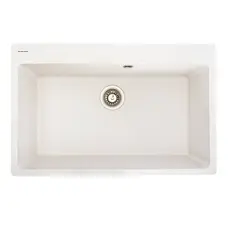 Гранітна мийка для кухні VALESO BOGEMA 7850 матова Біла в крапку