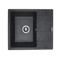 Гранітна мийка для кухні VALESO ARIA 5851 матова Графіт