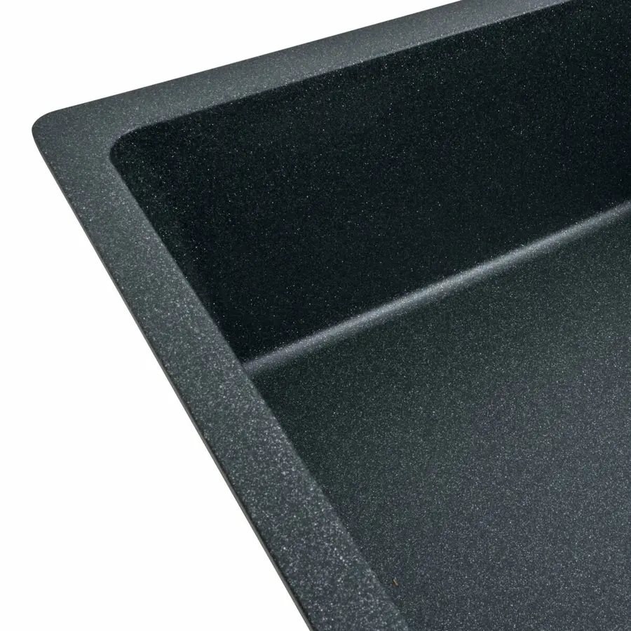 Гранітна мийка для кухні VALESO 7850 ROMA матова (антрацит)