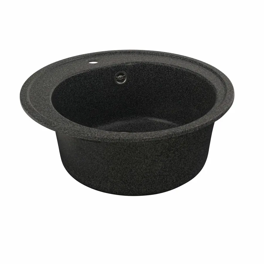 Гранітна мийка для кухні VALESO LUNA 510 матова Графіт