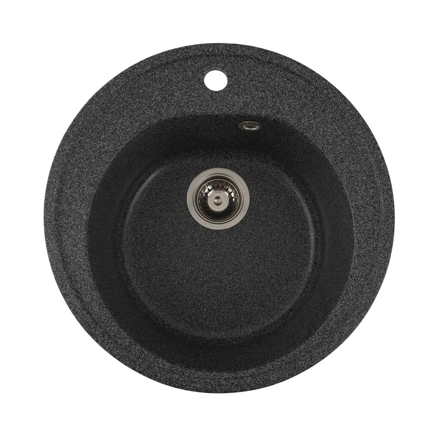 Гранітна мийка для кухні VALESO LUNA 510 матова Графіт