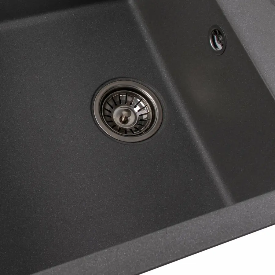 Гранітна мийка для кухні VALESO SELENA 7950 матова Сірий мусон