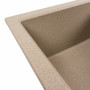 Гранитная мойка для кухни VALESO 7843 SOLID матовый Сафари