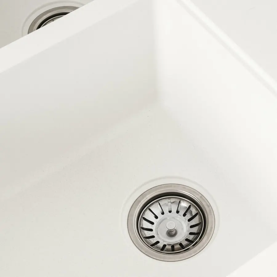 Гранитная мойка для кухни VALESO 7850 HARMONY матовая Белоснежная