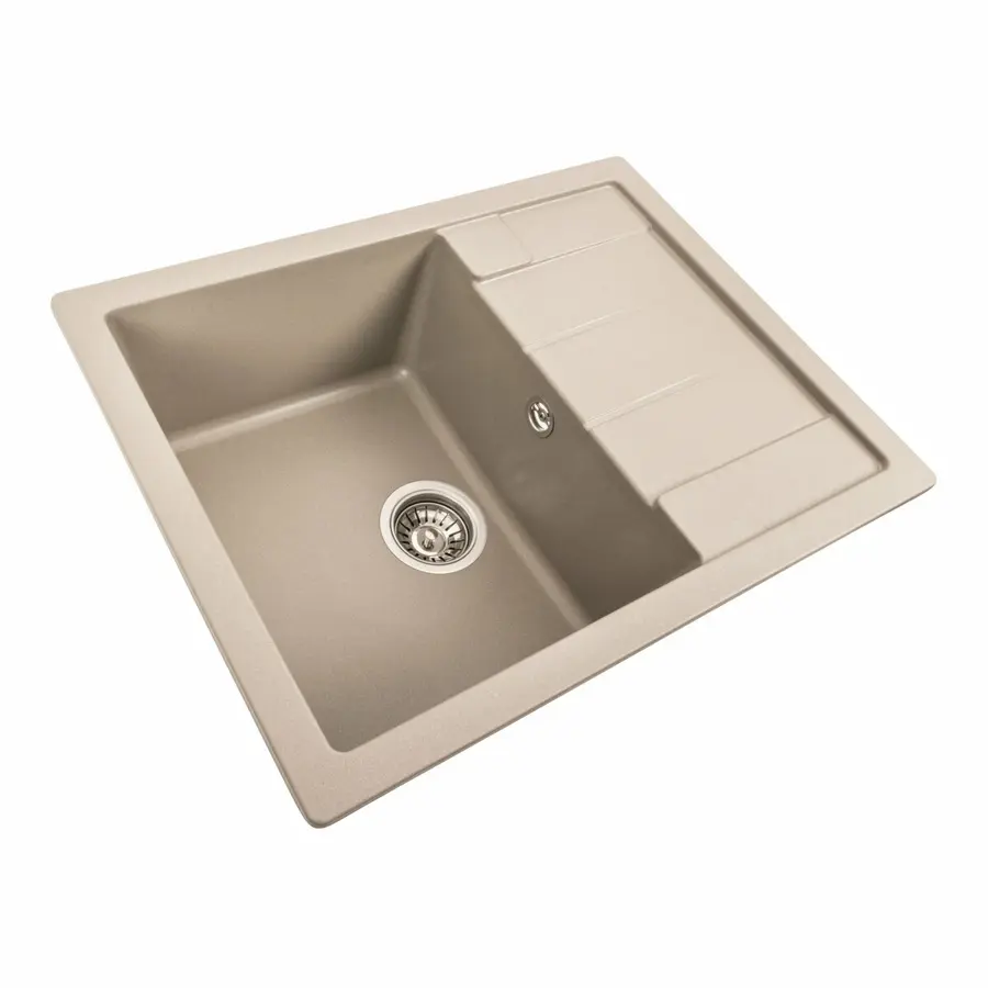 Гранітна мийка для кухні VALESO INTENSO 6550 матова Титан