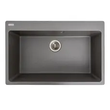Гранітна мийка для кухні VALESO BOGEMA 7850 матова Сірий мусон
