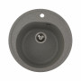 Гранитная мойка для кухни VALESO 510 LUNA серая