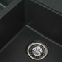 Гранитная мойка для кухни VALESO 7850 HARMONY матовая Антрацит