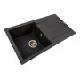 Гранитная мойка для кухни VALESO 7843 SOLID матовый Морион