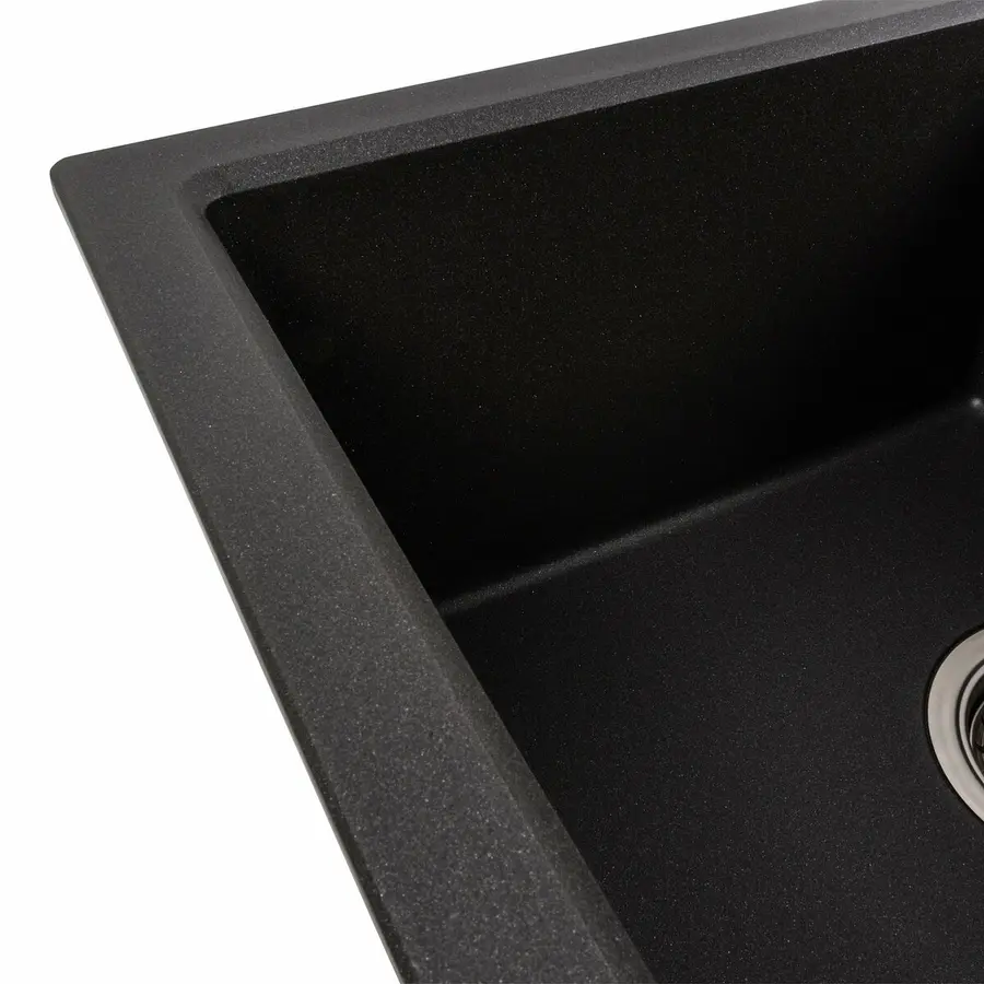 Гранитная мойка для кухни VALESO SOLID 7843 матовая Морион