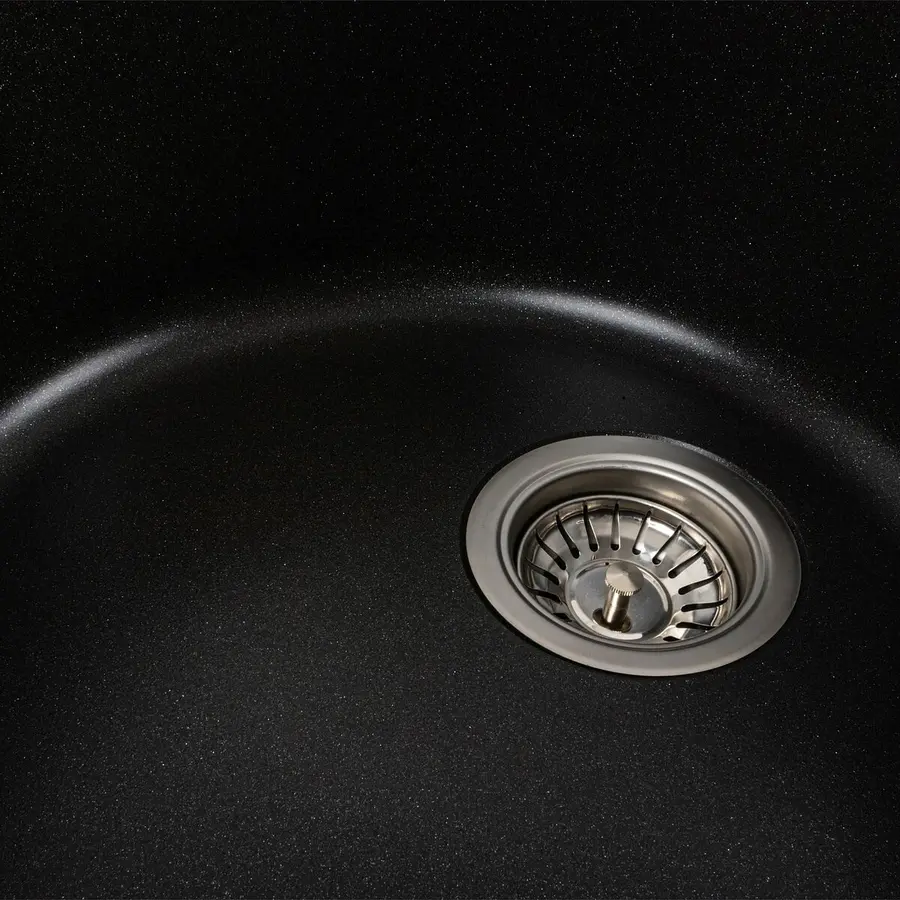 Гранитная мойка для кухни VALESO LIRA 7750 матовая Морион