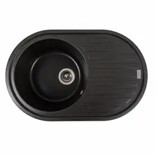 Гранитная мойка для кухни VALESO LIRA 7750 матовая Морион