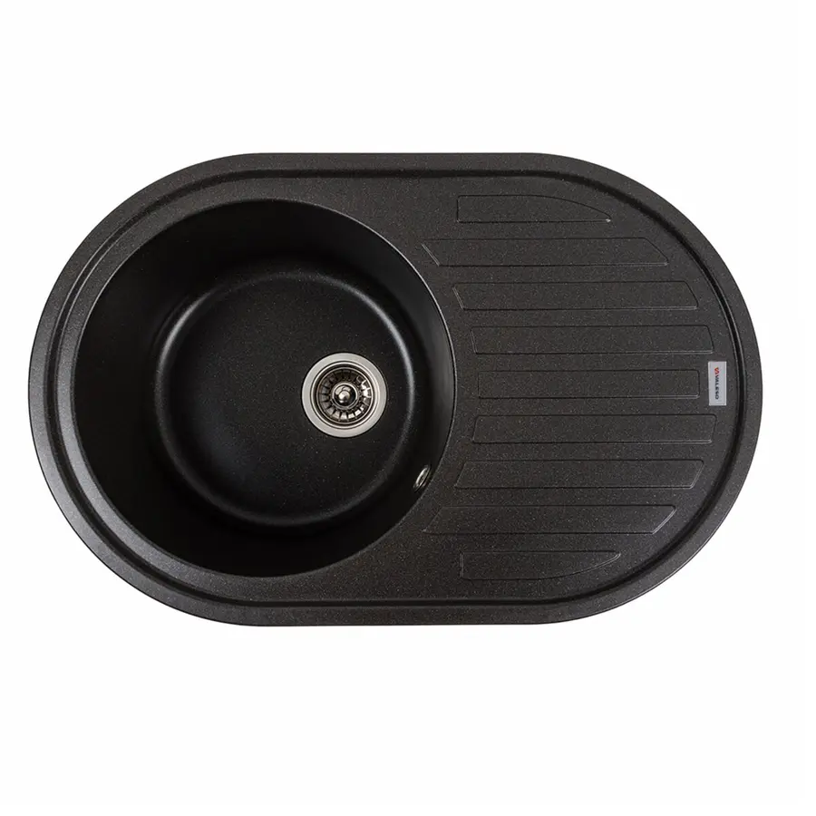 Гранитная мойка для кухни VALESO LIRA 7750 матовая Морион