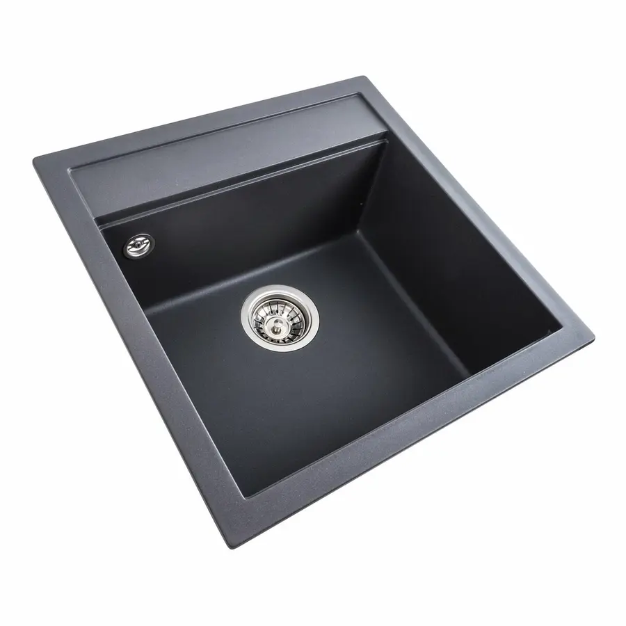 Гранітна мийка для кухні VALESO FIESTA 5149 матова Моріон