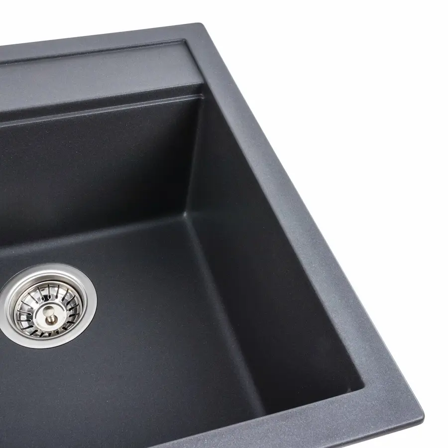 Гранітна мийка для кухні VALESO FIESTA 5149 матова Моріон