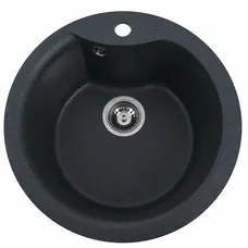 Гранитная мойка для кухни VALESO TURAS 480 матовая Антрацит