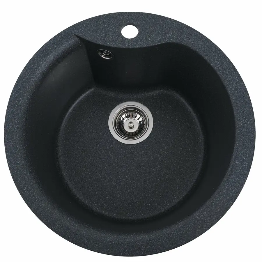 Гранитная мойка для кухни VALESO TURAS 480 матовая Антрацит