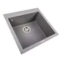 Гранитная мойка для кухни VALESO GALAX 5050 матовая Серый Мусон