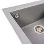 Гранитная мойка для кухни VALESO GALAX 5050 матовая Серый Мусон