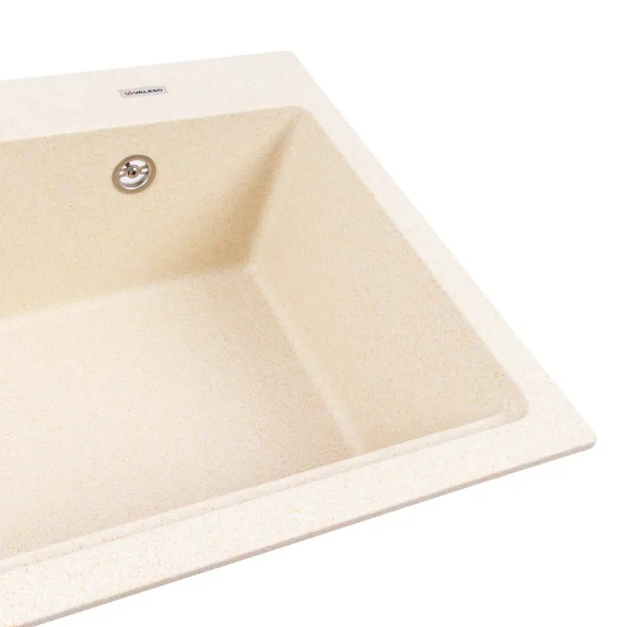 Гранитная мойка для кухни VALESO NIKA 7545 матовая Песок