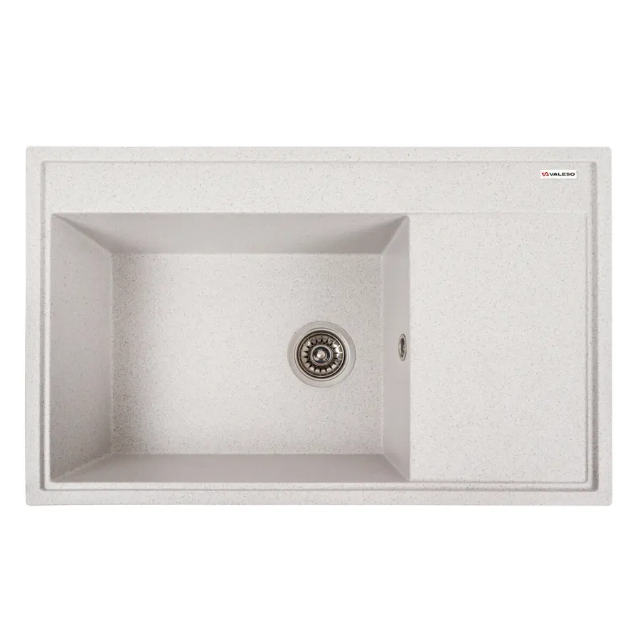 Гранитная мойка для кухни VALESO 7950 AZURIT матовый Топаз