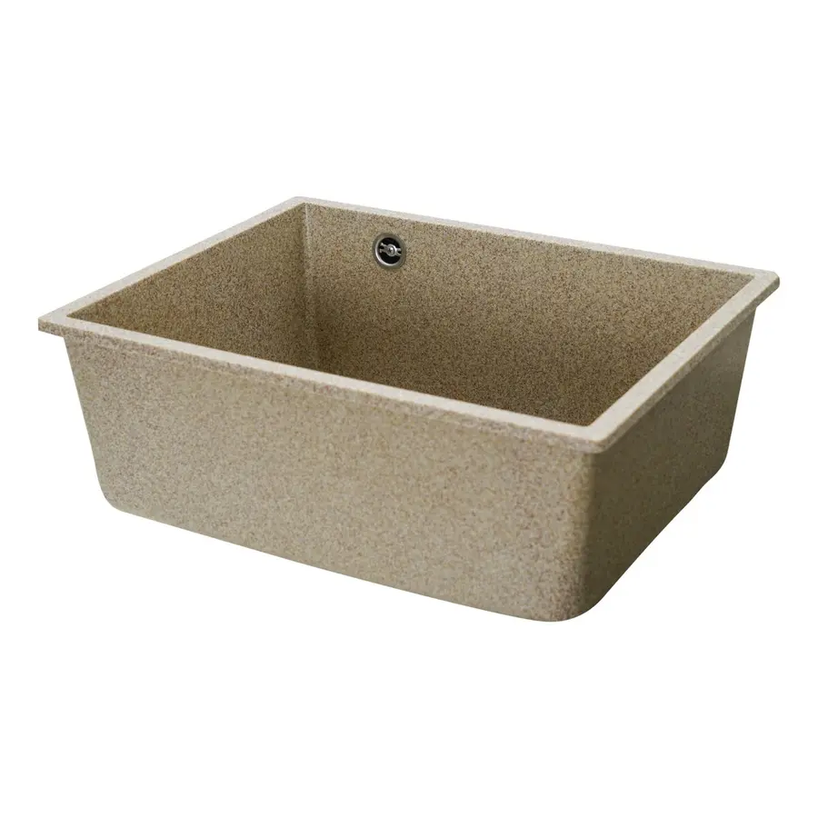 Гранитная мойка для кухни VALESO OASIS 5444 матовая Карамель