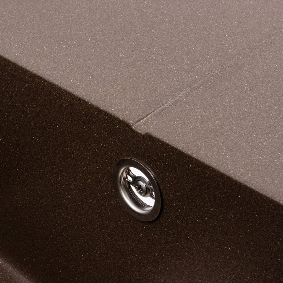 Гранітна мийка VALESO CRIPTA 6550 матова темна скеля
