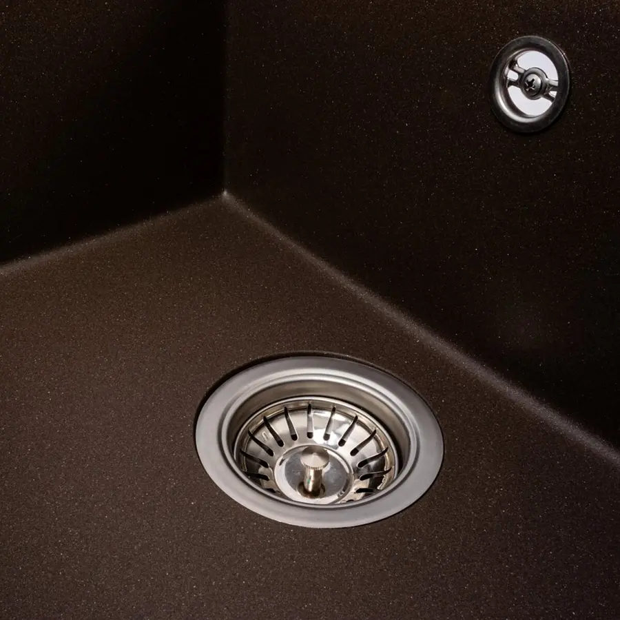 Гранітна мийка VALESO CRIPTA 6550 матова темна скеля