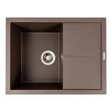 Гранитная мойка для кухни VALESO CRIPTA 6550 матовая тёмная скала