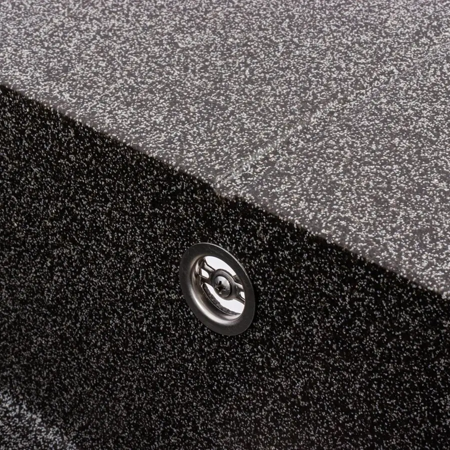 Гранітна мийка VALESO CRIPTA 6550 матова Графіт