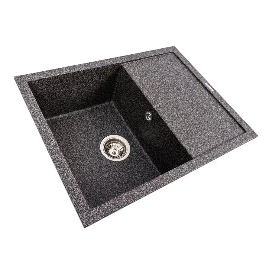 Гранітна мийка VALESO CRIPTA 6550 матова Графіт