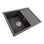 Гранітна мийка VALESO CRIPTA 6550 матова Графіт