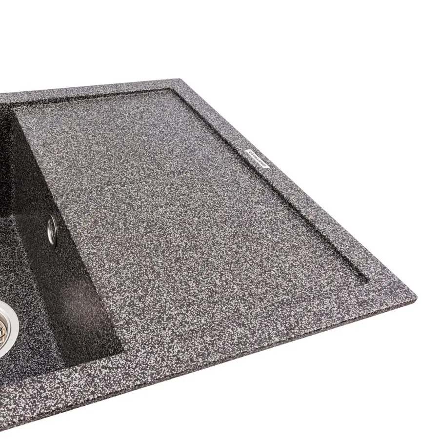 Гранітна мийка VALESO CRIPTA 6550 матова Графіт