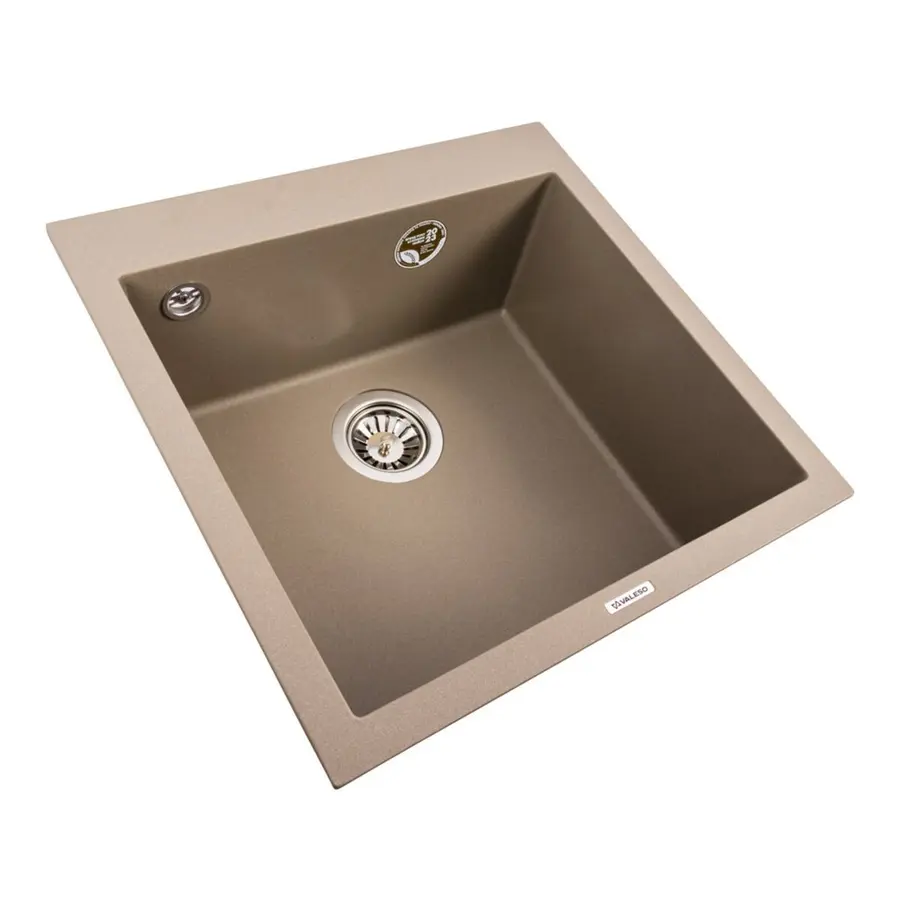 Гранитная мойка для кухни VALESO GALAX 5050 матовая Титан