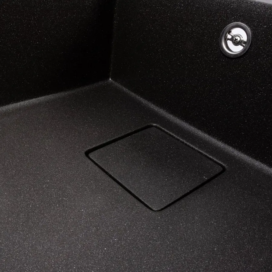 Гранитная мойка для кухни VALESO GALANS 7950 матовая Морион