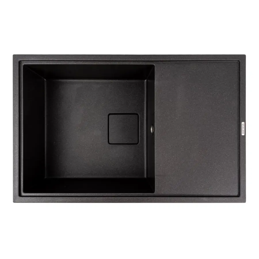 Гранитная мойка для кухни VALESO GALANS 7950 матовая Морион