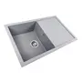 Гранитная мойка для кухни VALESO MAGNUM 7950 матовая Серый металлик