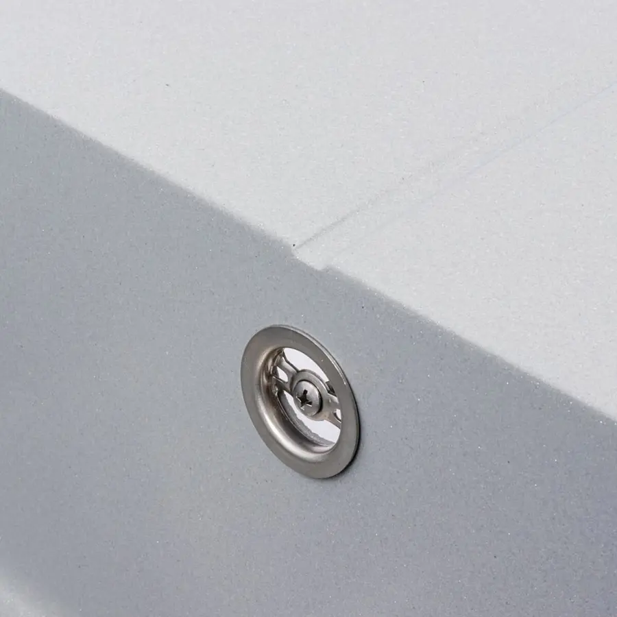 Гранитная мойка для кухни VALESO MAGNUM 7950 матовая Серый металлик