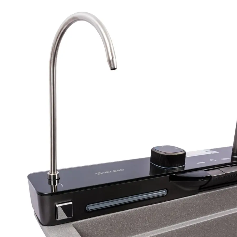 Гранітна мийка VALESO EVANORA 7546 матова Сірий мусон