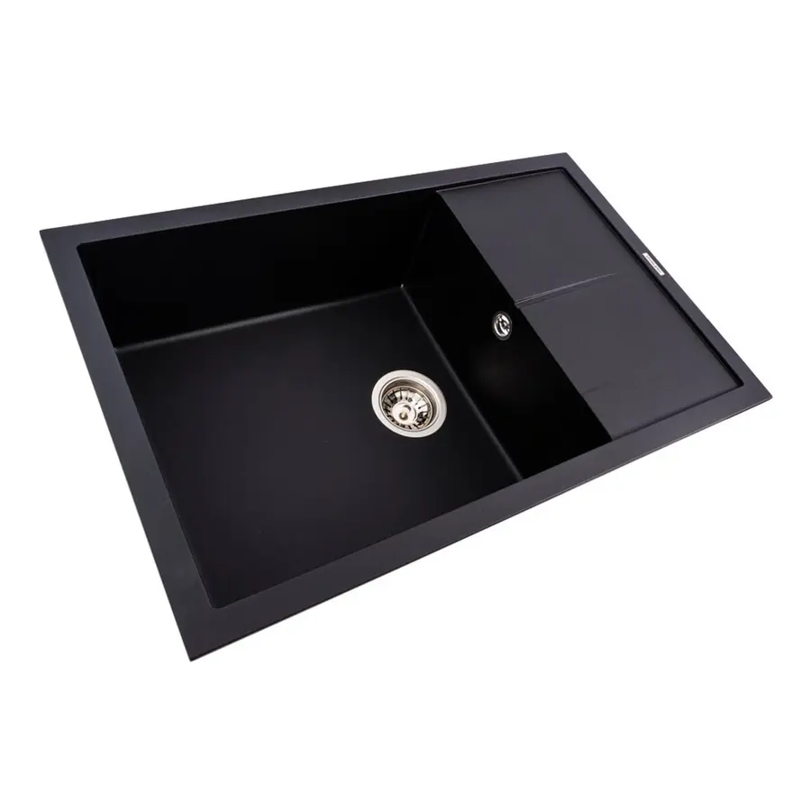 Гранитная мойка для кухни VALESO CALYPSO 7950 матовая Черная