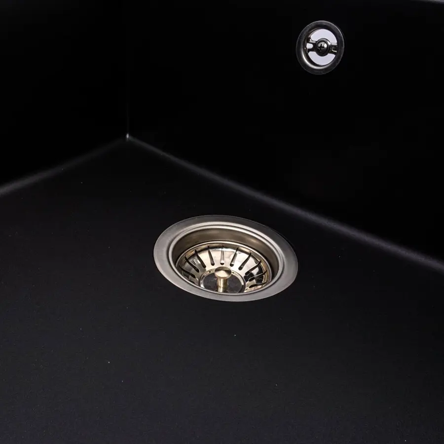 Гранитная мойка для кухни VALESO CALYPSO 7950 матовая Черная